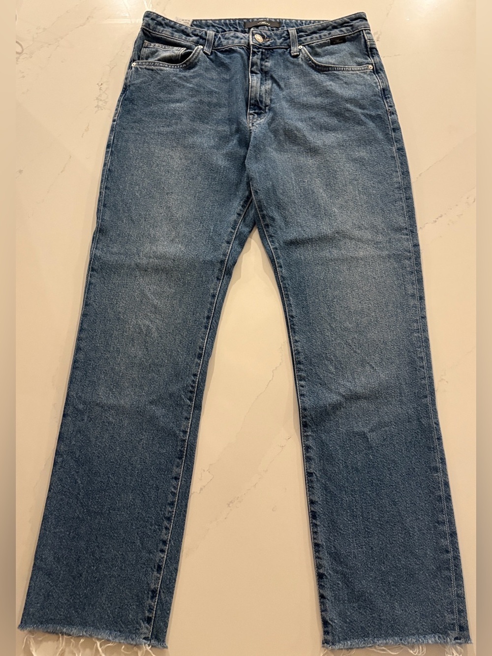 Mavi Viola high-rise Slim Straight Medium Blue Denim Jeans Size 30